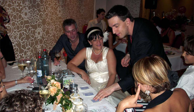 Tischzauberei auf der Hochzeit
